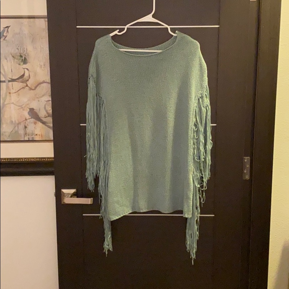 INDAH fringe tunic